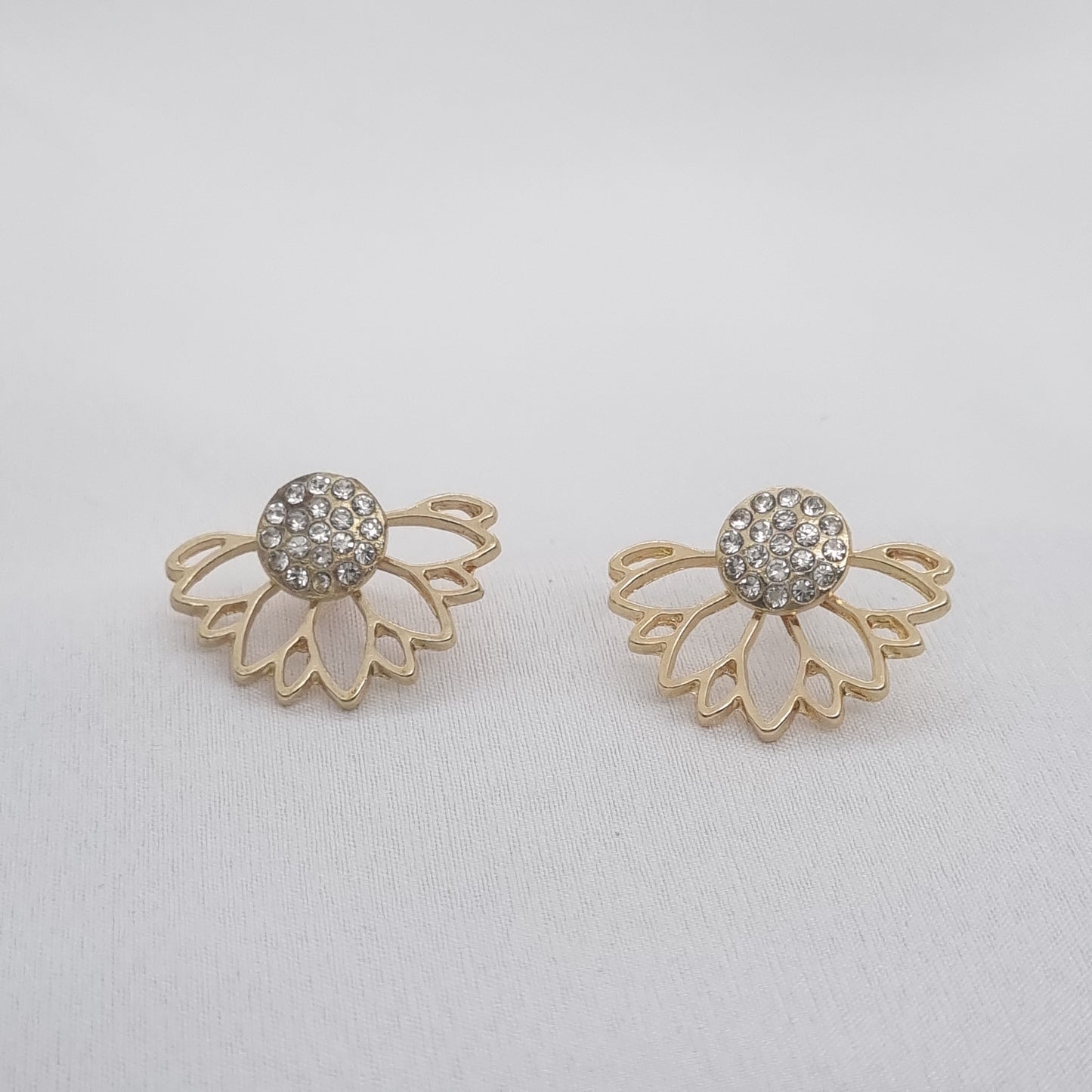 Aretes de Flores Doble