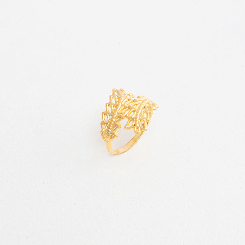 Anillo ajustable Leaf