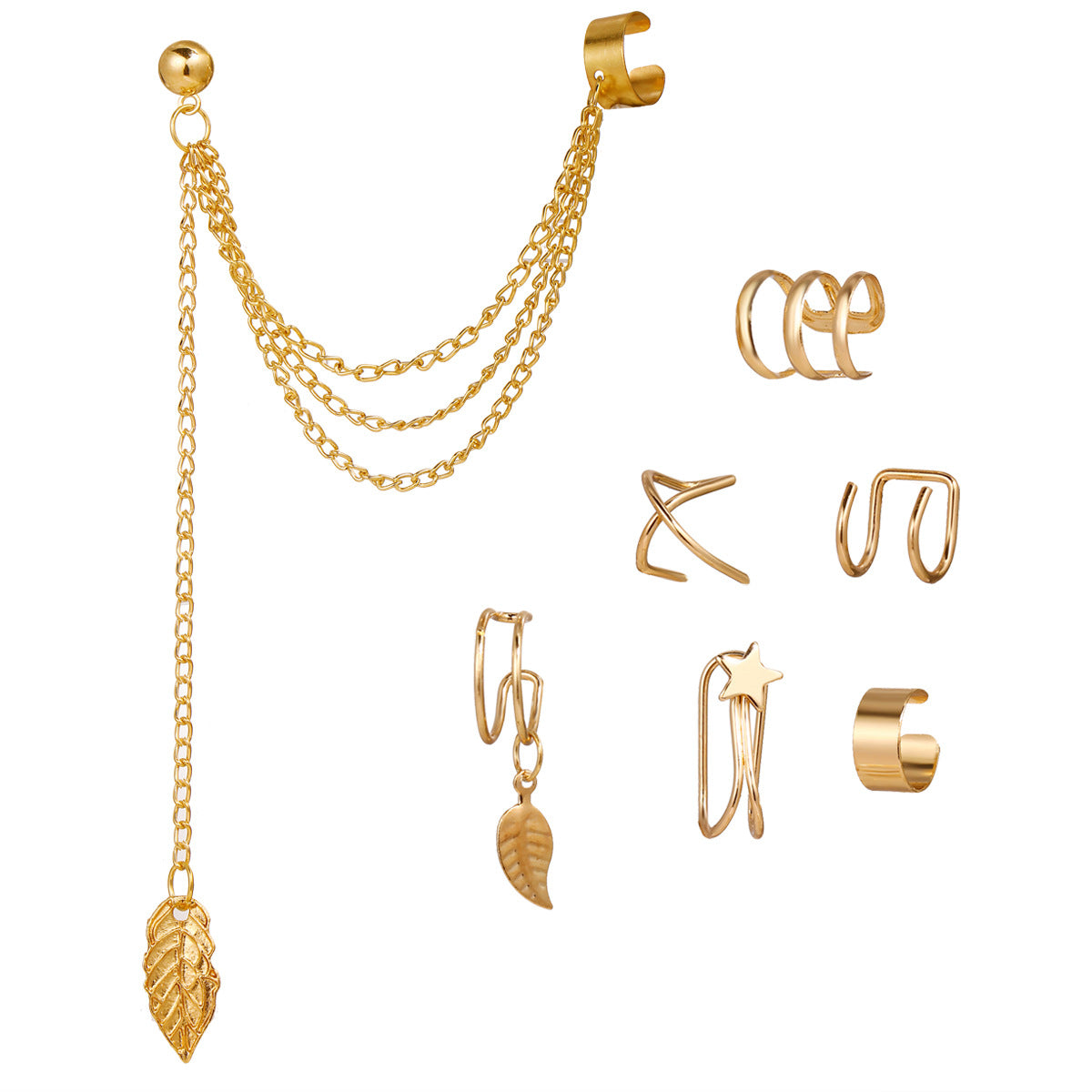 Earcuff Feme set x 10