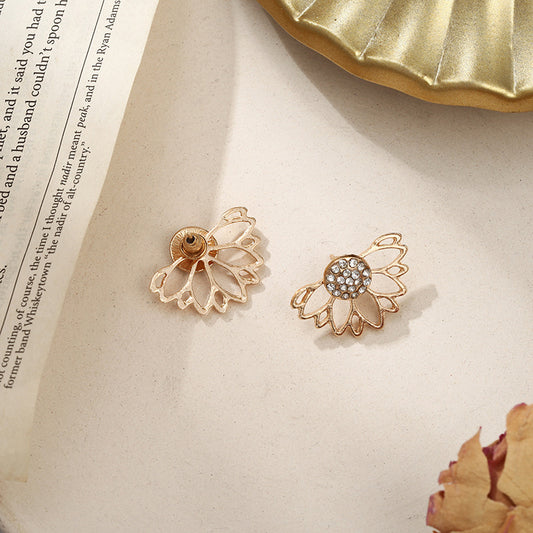 Aretes de Flores Doble