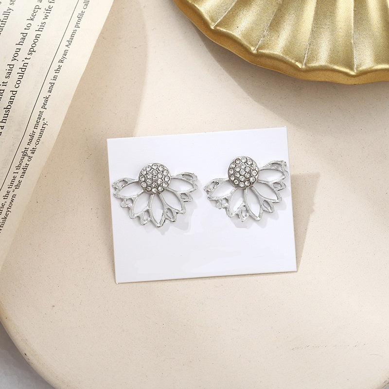 Aretes de Flores Doble