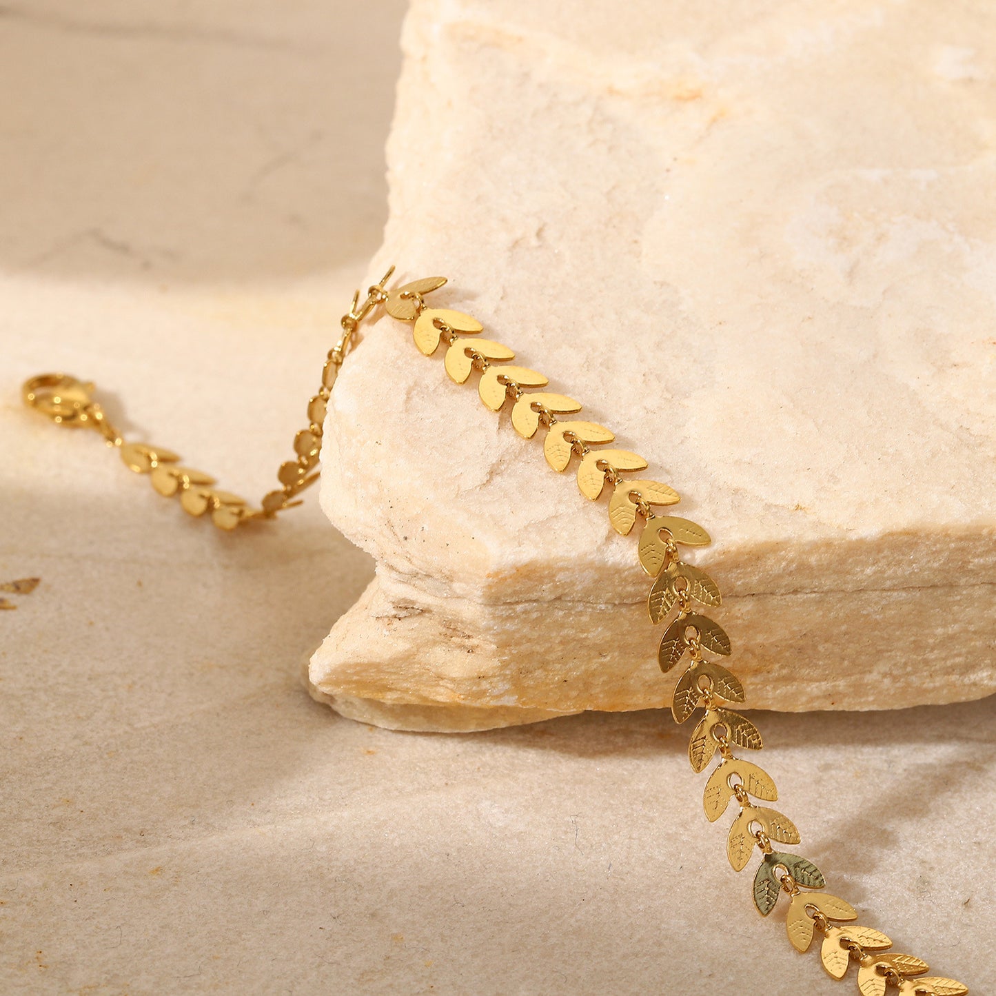 Tobillera Lea Baño Oro 18k