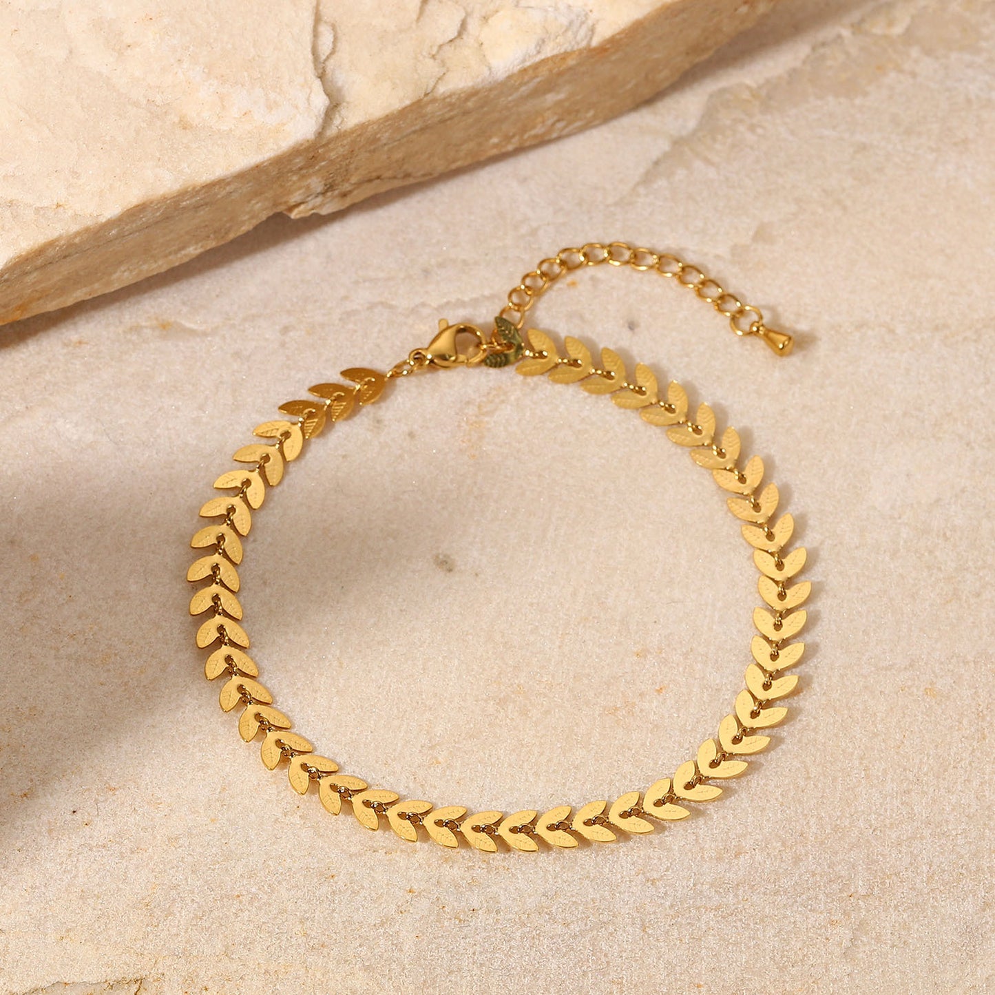 Tobillera Lea Baño Oro 18k