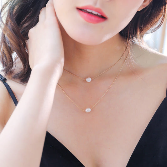 Collar de perlas Doble